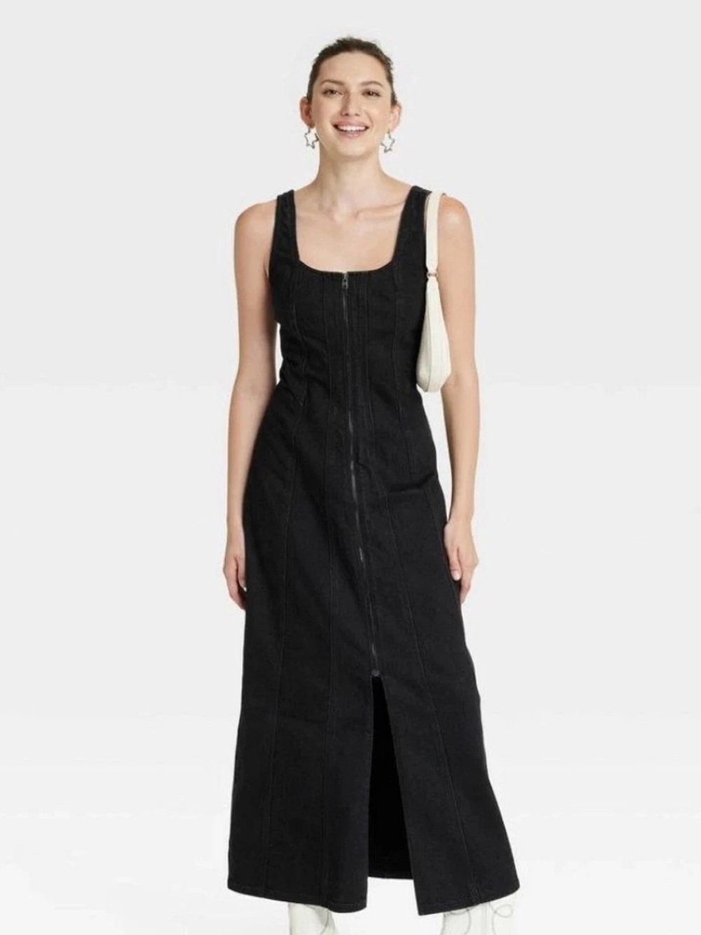 Universal Thread Denim Maxi Dress Size 10 NWT